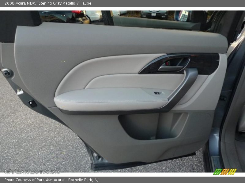 Sterling Gray Metallic / Taupe 2008 Acura MDX