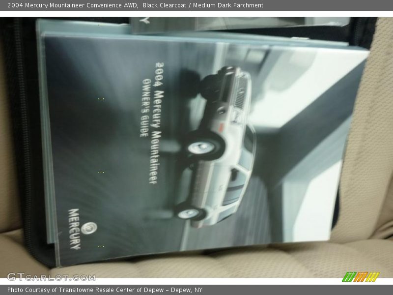 Black Clearcoat / Medium Dark Parchment 2004 Mercury Mountaineer Convenience AWD