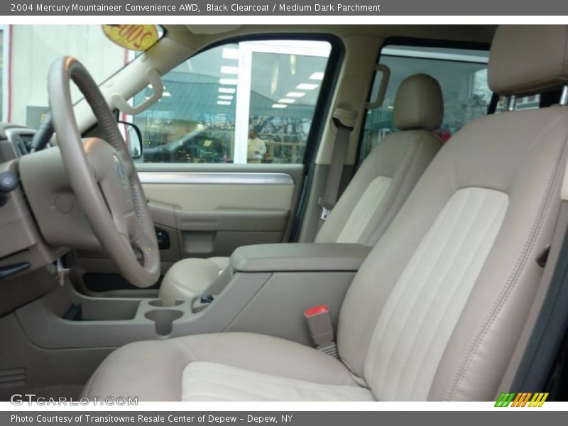 Black Clearcoat / Medium Dark Parchment 2004 Mercury Mountaineer Convenience AWD