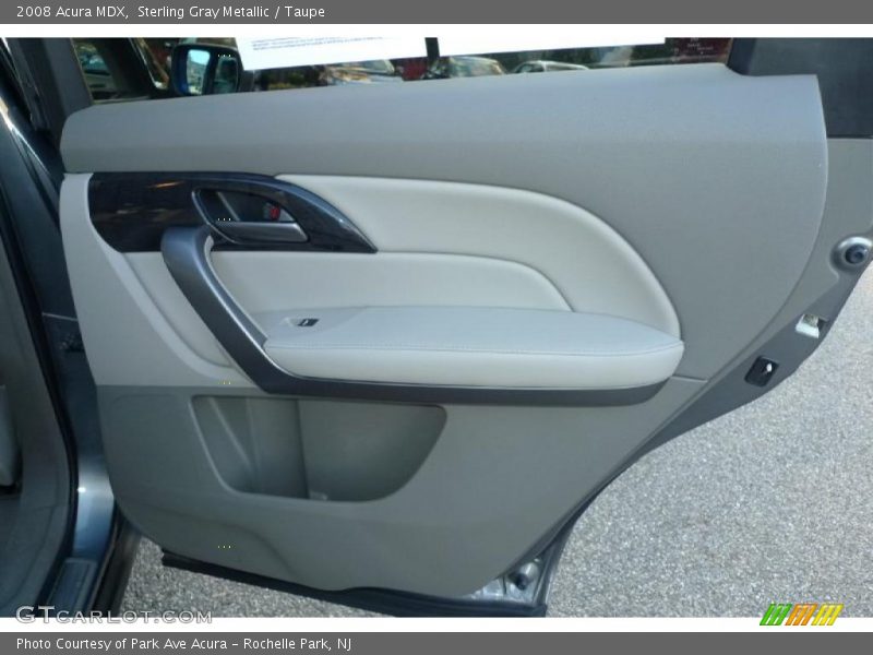 Sterling Gray Metallic / Taupe 2008 Acura MDX
