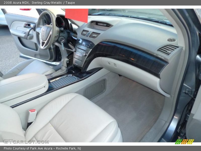 Sterling Gray Metallic / Taupe 2008 Acura MDX