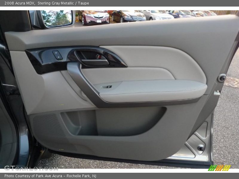 Sterling Gray Metallic / Taupe 2008 Acura MDX
