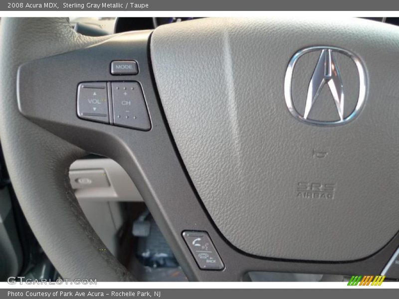 Sterling Gray Metallic / Taupe 2008 Acura MDX