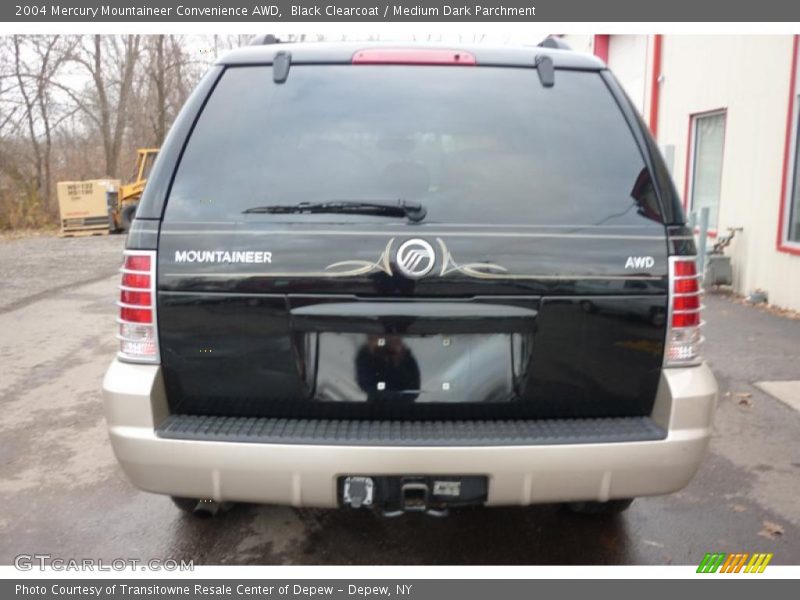 Black Clearcoat / Medium Dark Parchment 2004 Mercury Mountaineer Convenience AWD
