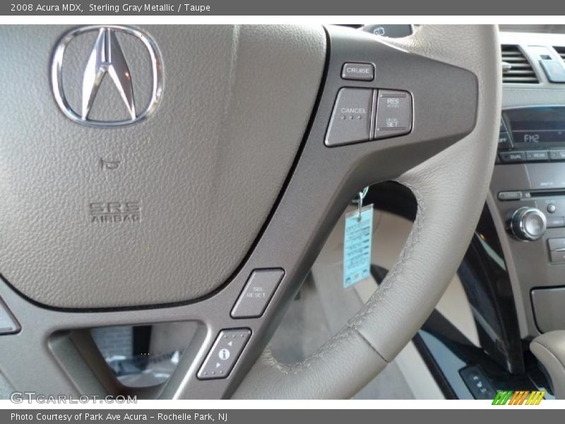 Sterling Gray Metallic / Taupe 2008 Acura MDX