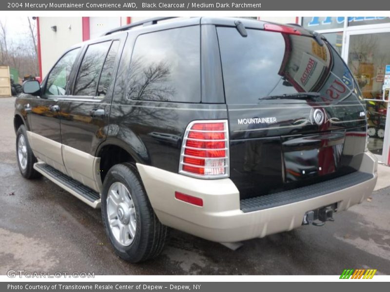 Black Clearcoat / Medium Dark Parchment 2004 Mercury Mountaineer Convenience AWD