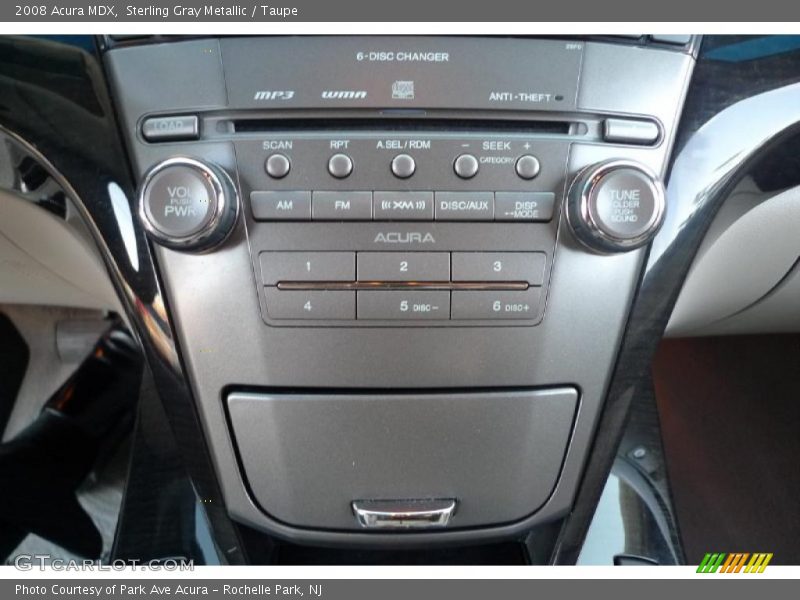 Sterling Gray Metallic / Taupe 2008 Acura MDX