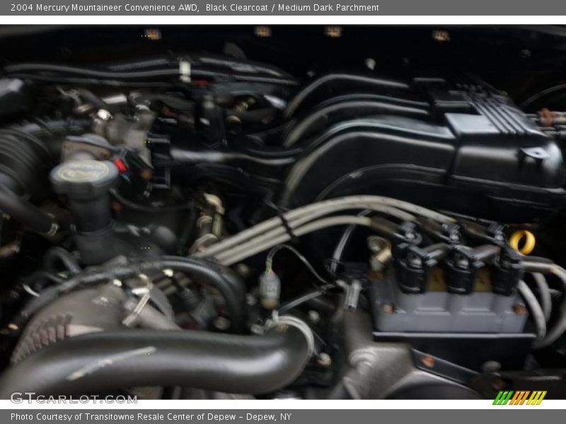 Black Clearcoat / Medium Dark Parchment 2004 Mercury Mountaineer Convenience AWD