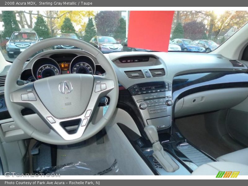 Sterling Gray Metallic / Taupe 2008 Acura MDX
