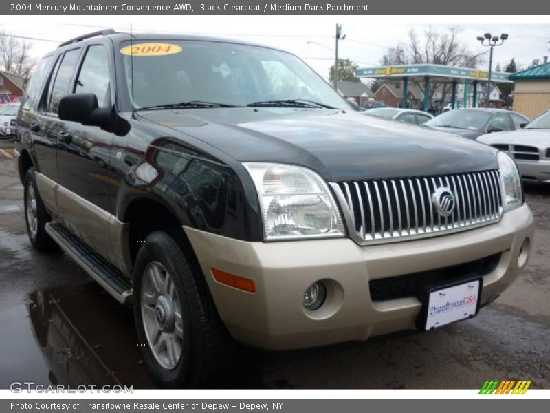 Black Clearcoat / Medium Dark Parchment 2004 Mercury Mountaineer Convenience AWD