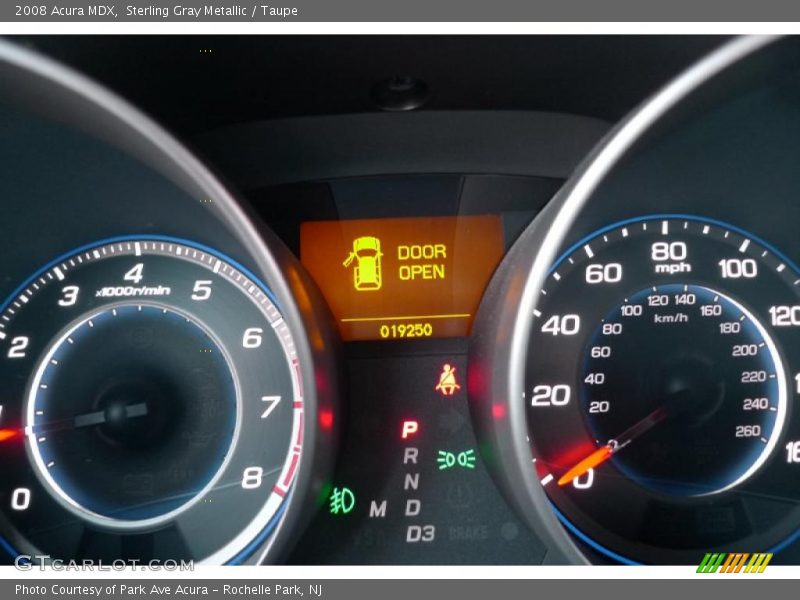 Sterling Gray Metallic / Taupe 2008 Acura MDX