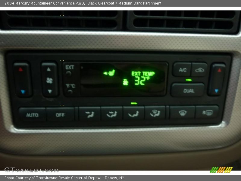 Black Clearcoat / Medium Dark Parchment 2004 Mercury Mountaineer Convenience AWD