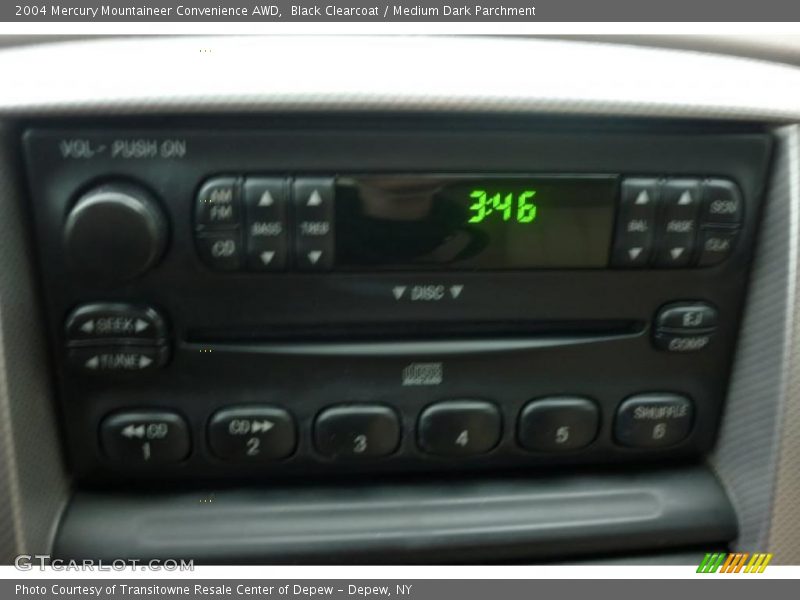 Black Clearcoat / Medium Dark Parchment 2004 Mercury Mountaineer Convenience AWD