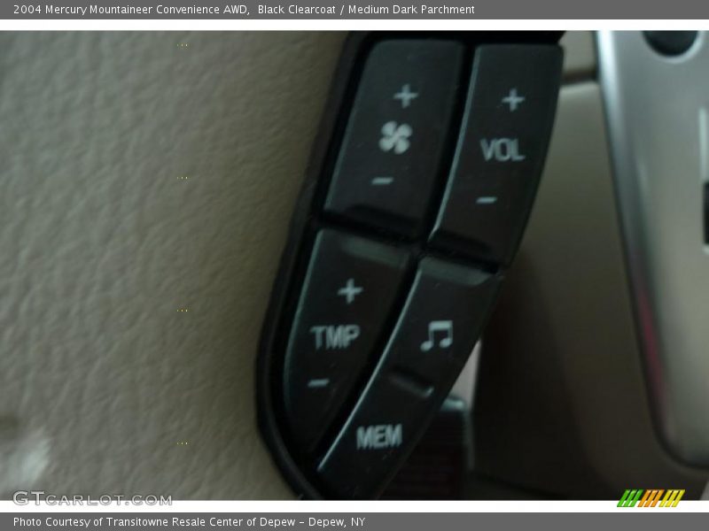 Black Clearcoat / Medium Dark Parchment 2004 Mercury Mountaineer Convenience AWD