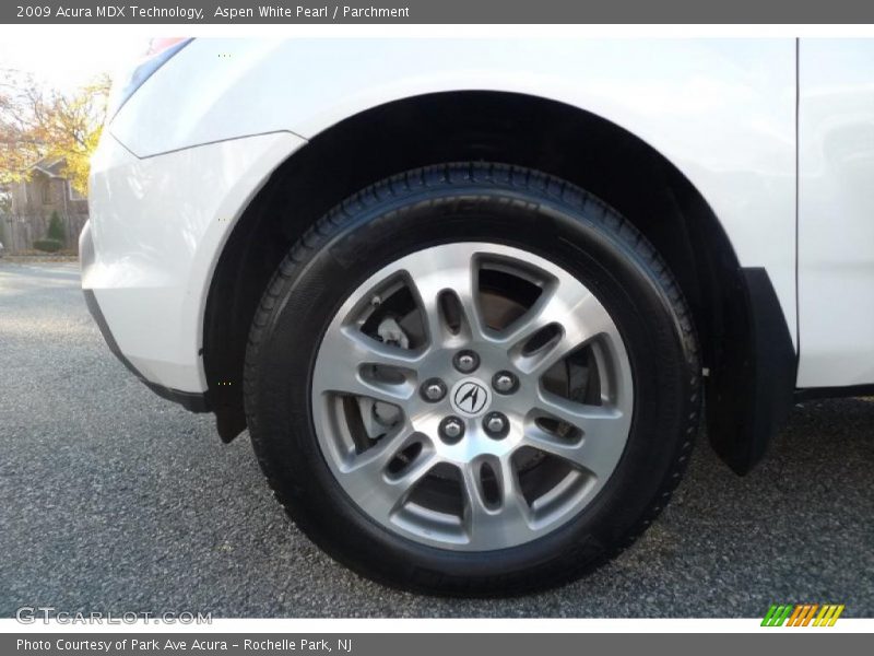 Aspen White Pearl / Parchment 2009 Acura MDX Technology