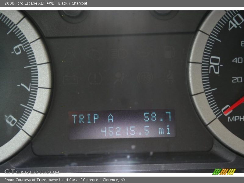 Black / Charcoal 2008 Ford Escape XLT 4WD