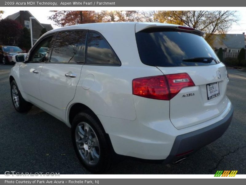 Aspen White Pearl / Parchment 2009 Acura MDX Technology