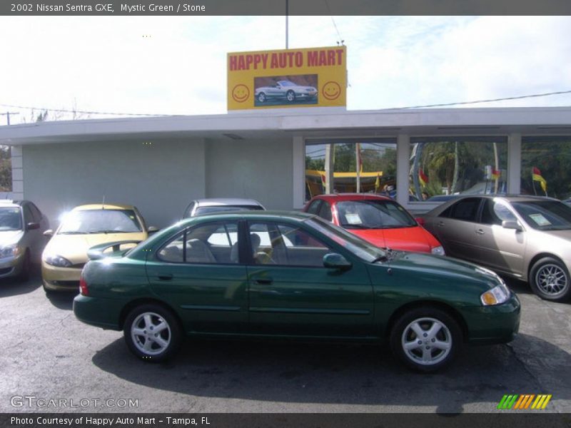Mystic Green / Stone 2002 Nissan Sentra GXE