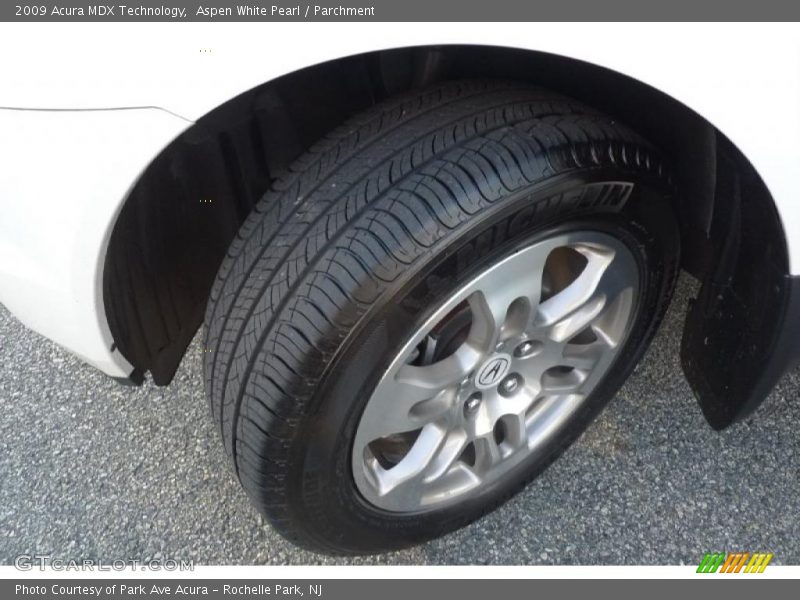 Aspen White Pearl / Parchment 2009 Acura MDX Technology