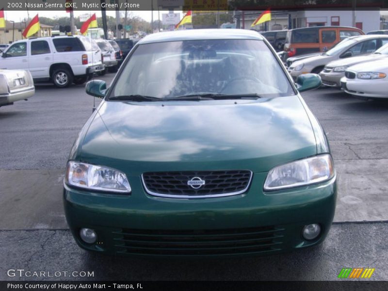 Mystic Green / Stone 2002 Nissan Sentra GXE