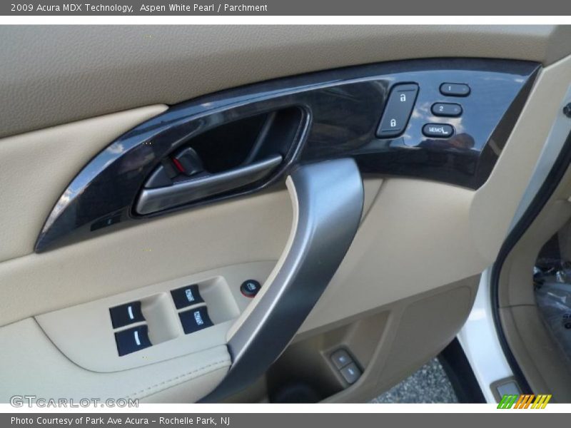 Aspen White Pearl / Parchment 2009 Acura MDX Technology