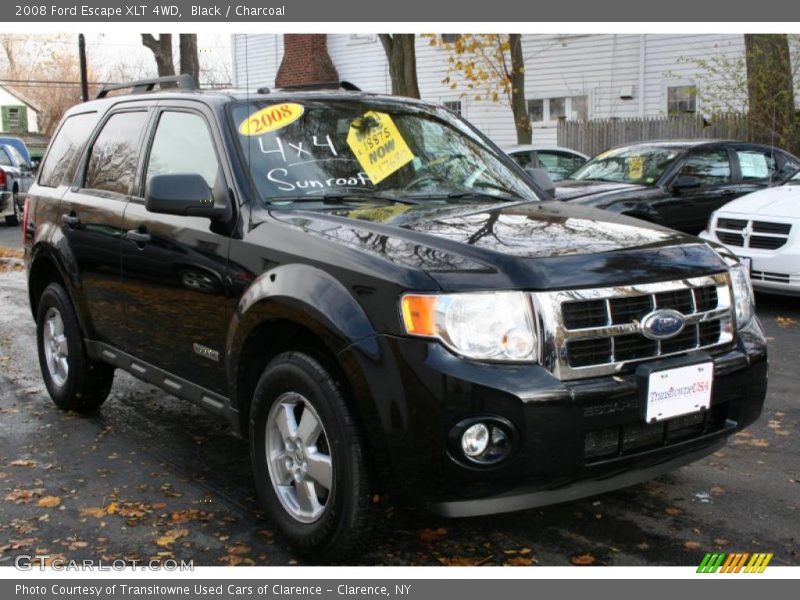 Black / Charcoal 2008 Ford Escape XLT 4WD
