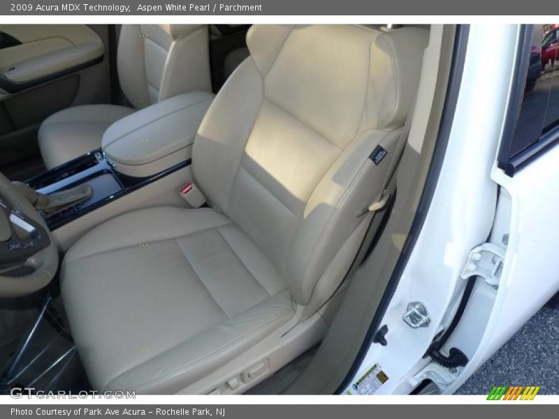 Aspen White Pearl / Parchment 2009 Acura MDX Technology