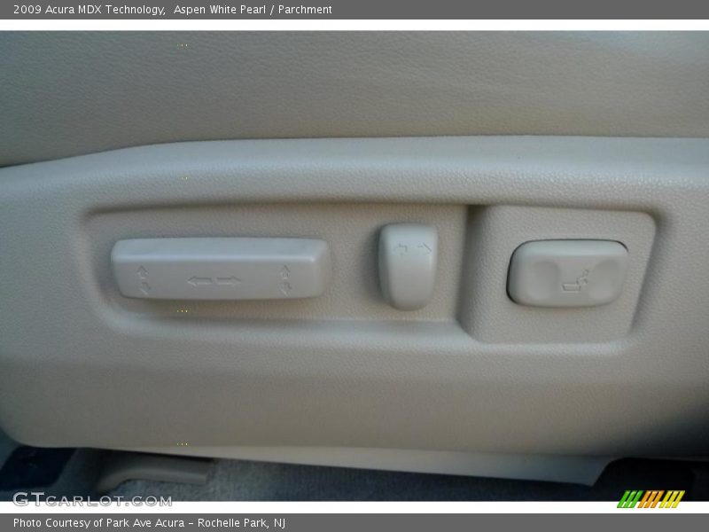 Aspen White Pearl / Parchment 2009 Acura MDX Technology