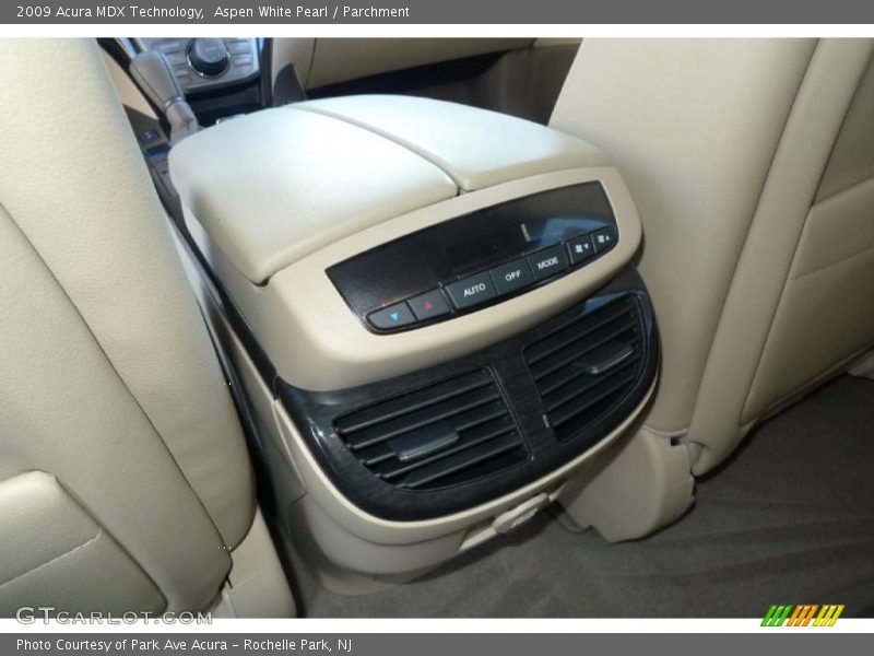 Aspen White Pearl / Parchment 2009 Acura MDX Technology