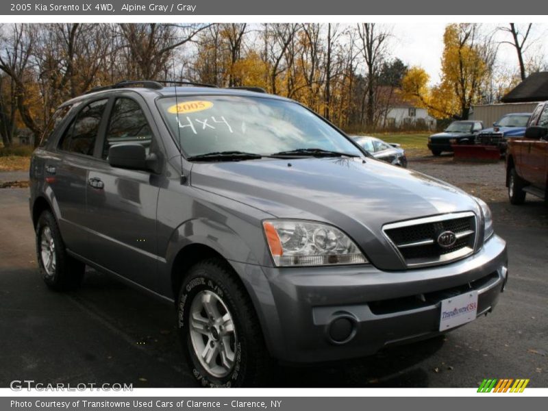 Alpine Gray / Gray 2005 Kia Sorento LX 4WD