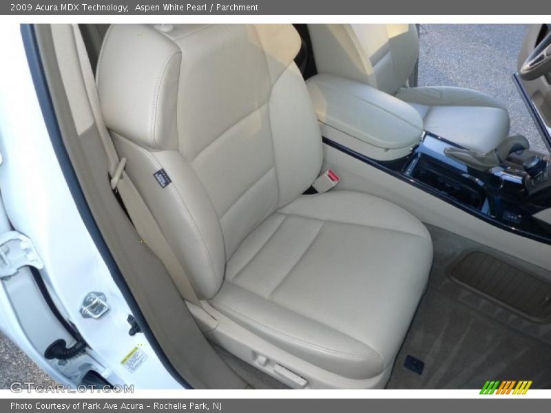 Aspen White Pearl / Parchment 2009 Acura MDX Technology