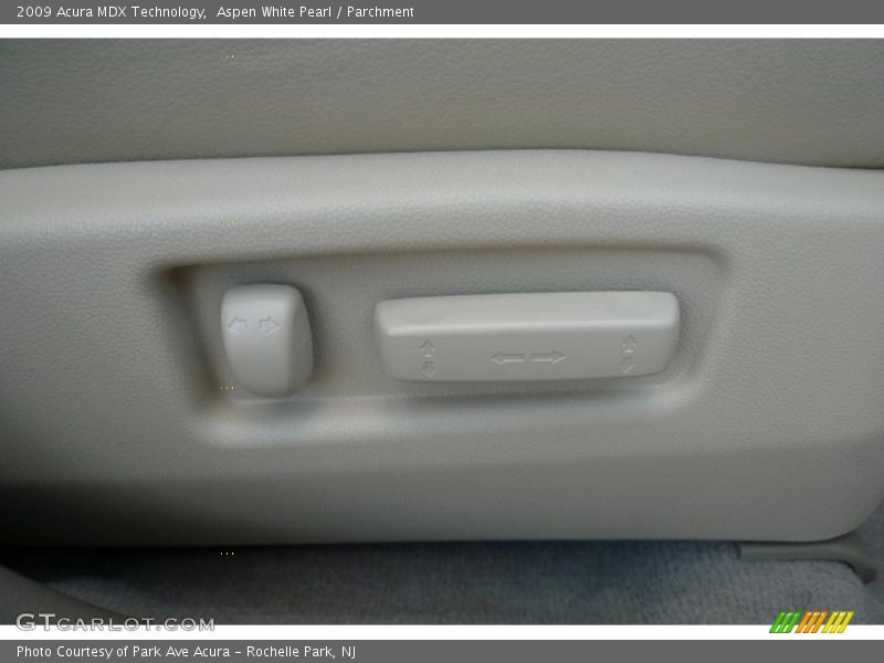 Aspen White Pearl / Parchment 2009 Acura MDX Technology