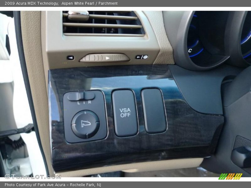 Aspen White Pearl / Parchment 2009 Acura MDX Technology