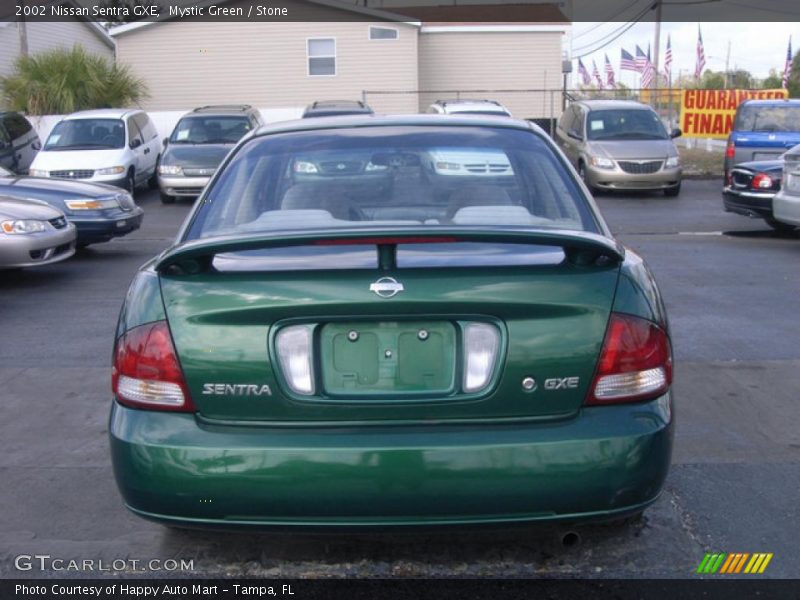 Mystic Green / Stone 2002 Nissan Sentra GXE