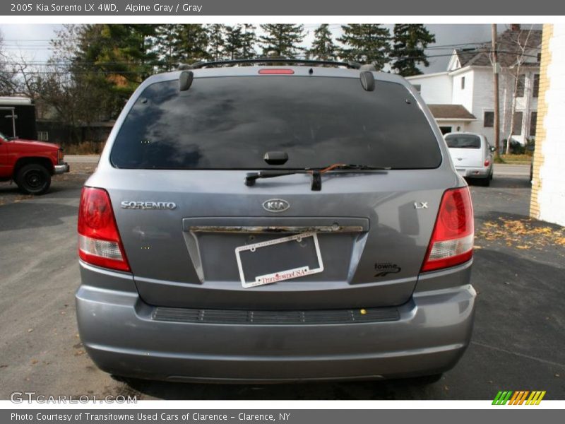 Alpine Gray / Gray 2005 Kia Sorento LX 4WD