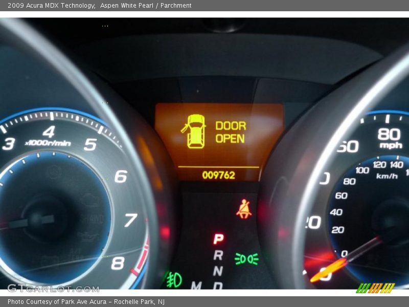 Aspen White Pearl / Parchment 2009 Acura MDX Technology