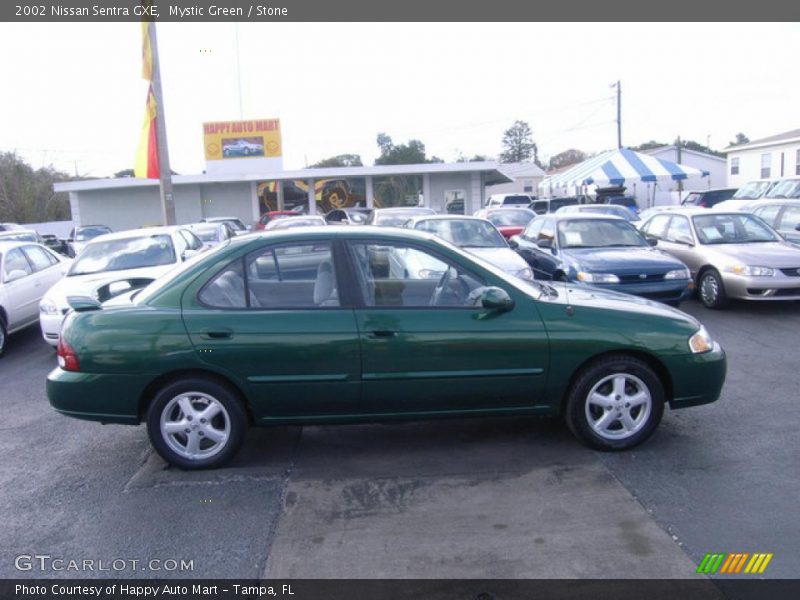 2002 Nissan sentra green #3