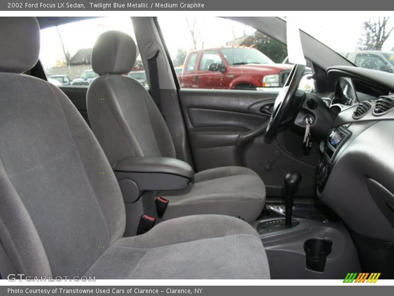 Twilight Blue Metallic / Medium Graphite 2002 Ford Focus LX Sedan