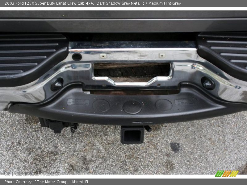 Dark Shadow Grey Metallic / Medium Flint Grey 2003 Ford F250 Super Duty Lariat Crew Cab 4x4