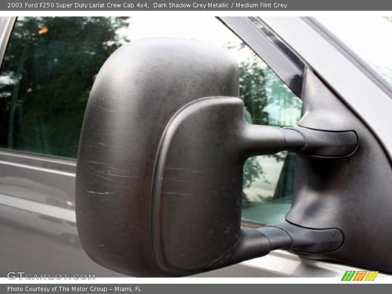 Dark Shadow Grey Metallic / Medium Flint Grey 2003 Ford F250 Super Duty Lariat Crew Cab 4x4