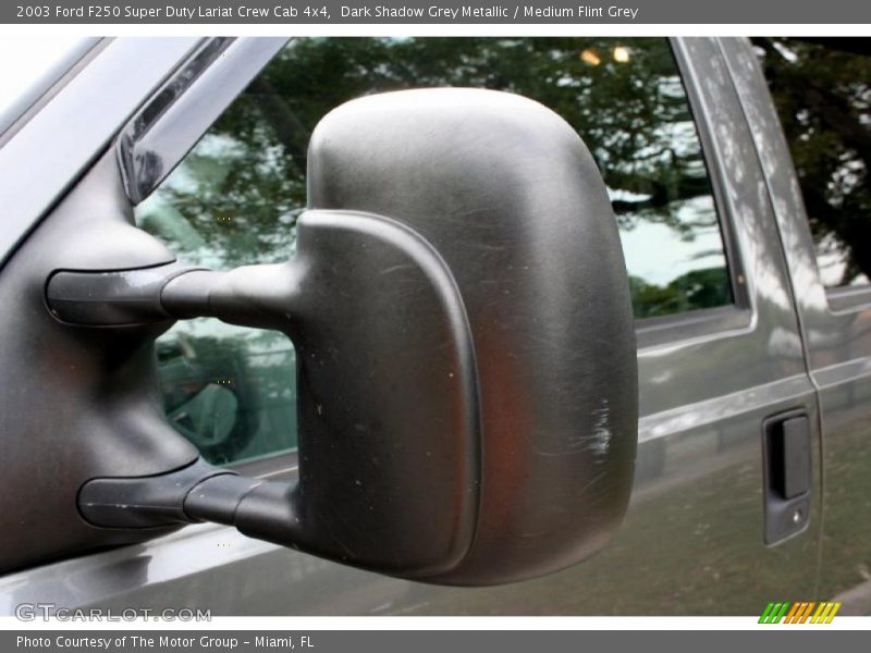 Dark Shadow Grey Metallic / Medium Flint Grey 2003 Ford F250 Super Duty Lariat Crew Cab 4x4