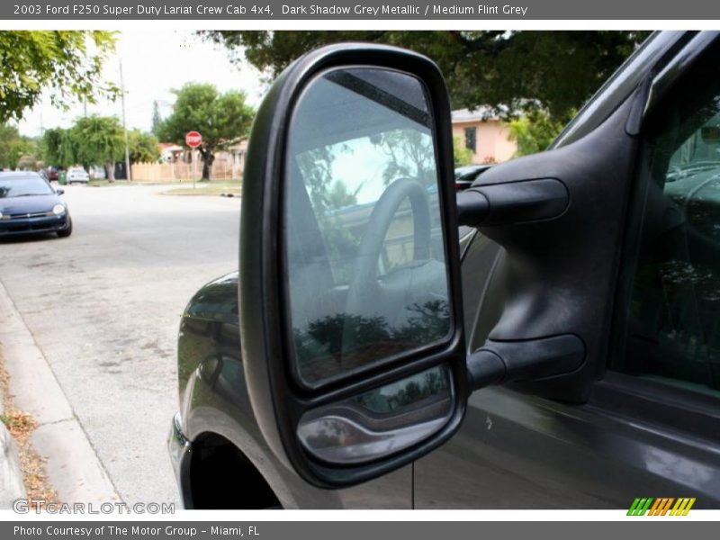 Dark Shadow Grey Metallic / Medium Flint Grey 2003 Ford F250 Super Duty Lariat Crew Cab 4x4