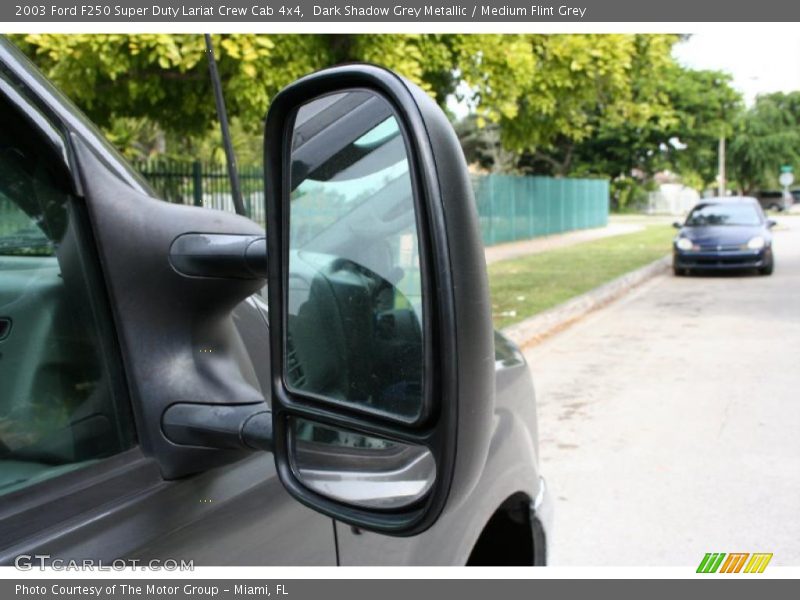 Dark Shadow Grey Metallic / Medium Flint Grey 2003 Ford F250 Super Duty Lariat Crew Cab 4x4