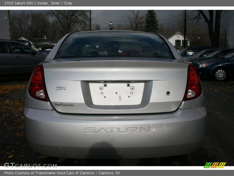 Silver / Gray 2003 Saturn ION 2 Sedan