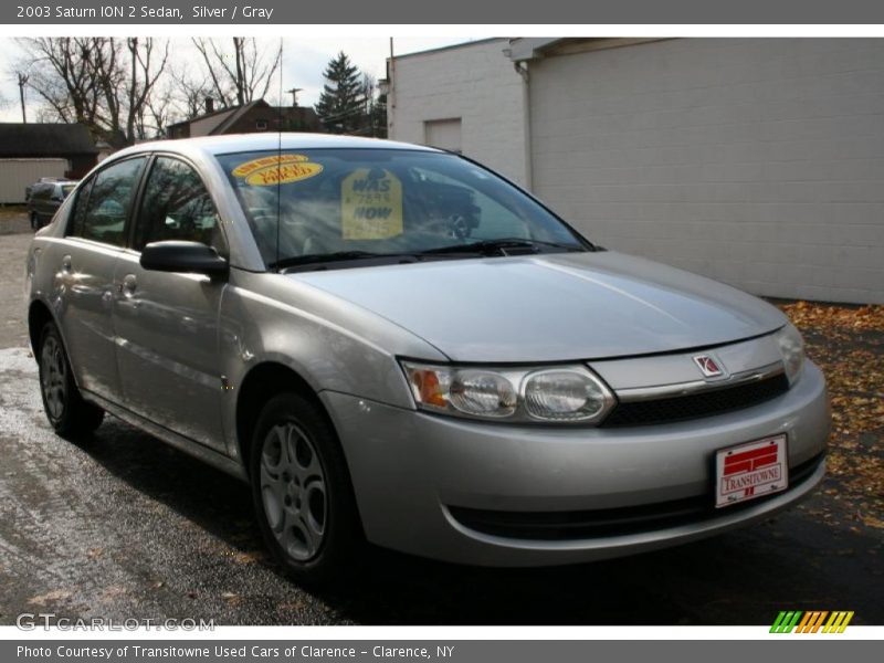 Silver / Gray 2003 Saturn ION 2 Sedan