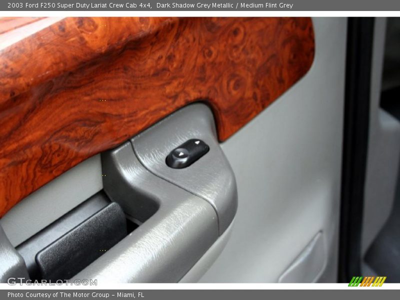 Dark Shadow Grey Metallic / Medium Flint Grey 2003 Ford F250 Super Duty Lariat Crew Cab 4x4