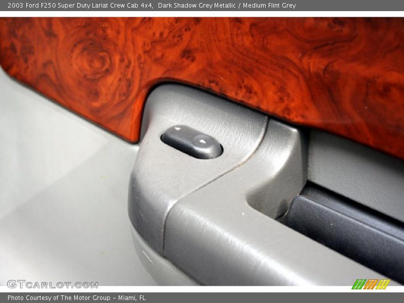 Dark Shadow Grey Metallic / Medium Flint Grey 2003 Ford F250 Super Duty Lariat Crew Cab 4x4