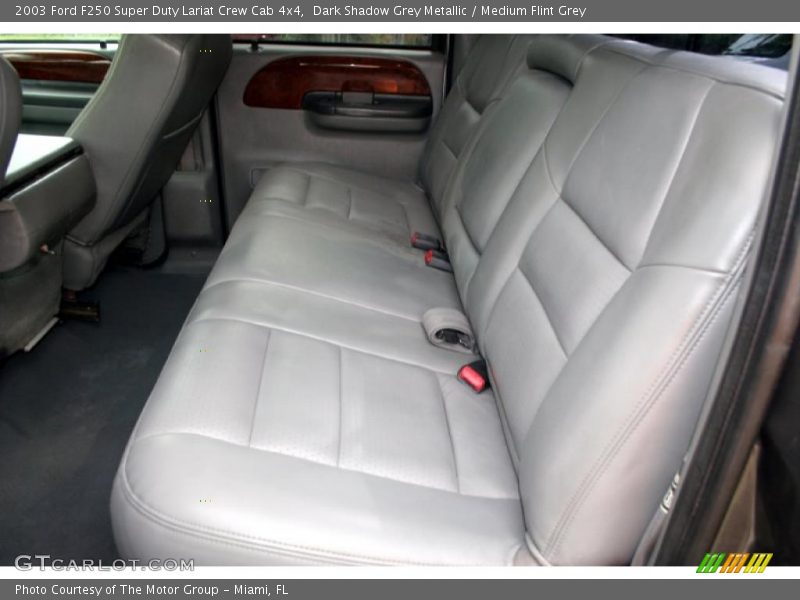 Dark Shadow Grey Metallic / Medium Flint Grey 2003 Ford F250 Super Duty Lariat Crew Cab 4x4