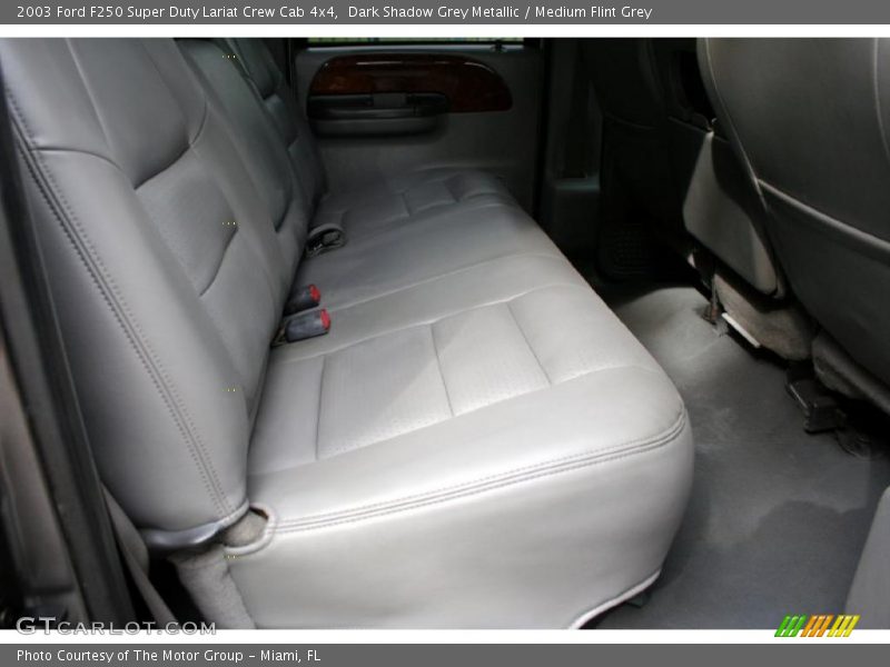 Dark Shadow Grey Metallic / Medium Flint Grey 2003 Ford F250 Super Duty Lariat Crew Cab 4x4