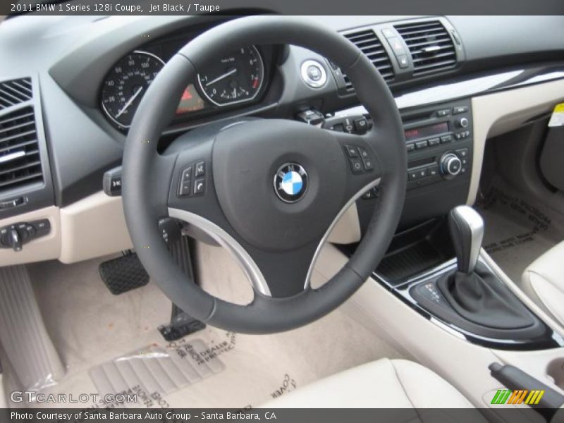 Taupe Interior - 2011 1 Series 128i Coupe 